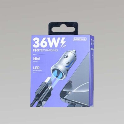 Fast Charging Car Charger  Sliver