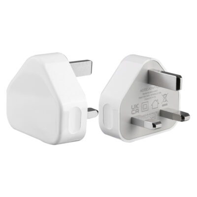 UKCA 5V 1A 1000MA USB Charger Adapter UK Plug for iPhone Samsung Mobile – White