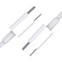 1m 60W USB C to C Cable OD3.0 TPE 130 Strand 0.1 Copper Wire Dual Type-C Fast Charging Cable White