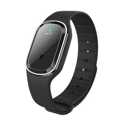 M1 Smart Repellent Bracelet Ultrasonic Physical Mosquito Repellent Wristband – Black